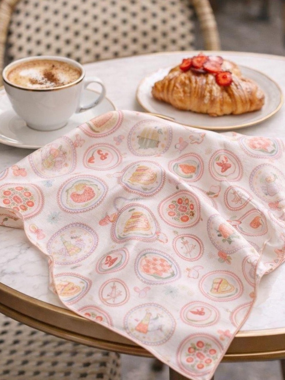 For Love and Lemons Whimsical Ruth Square Headscarf